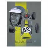 Homenaje a Jim Clark y su Lotus 38 ganador de la Indy 500
