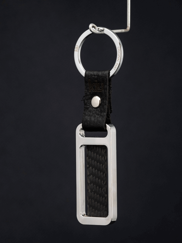 Porta-chaves Metal/Carbono Kiu Grey