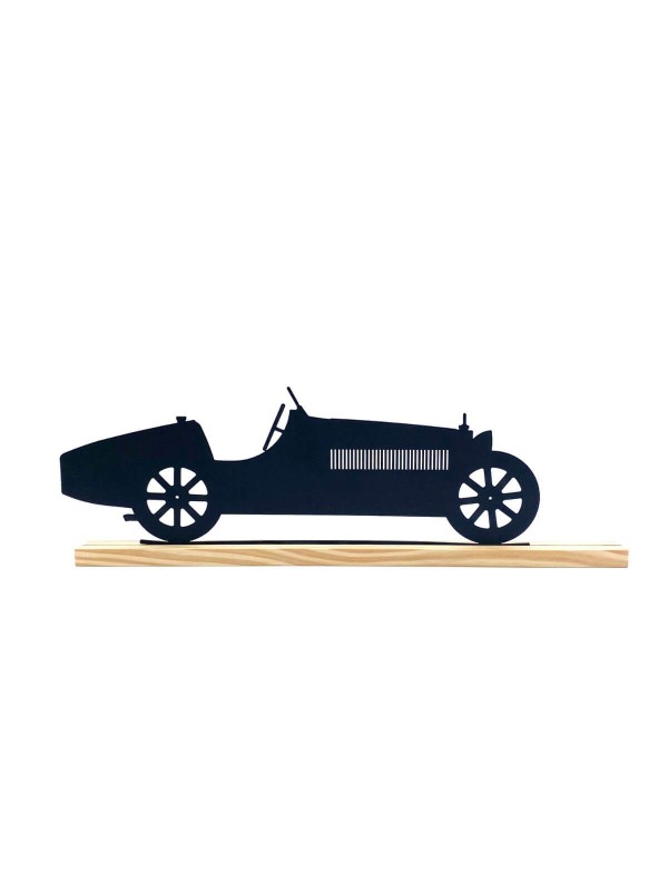 Bugatti Type 35 auto silhouet