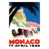 Ansichtkaart Grand Prix van Monaco 1932 door Falcucci