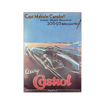 Castrol 206,95 mph poster dal 1928