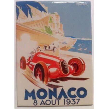 Imán Gran Premio de Mónaco 1937 por Géo Ham