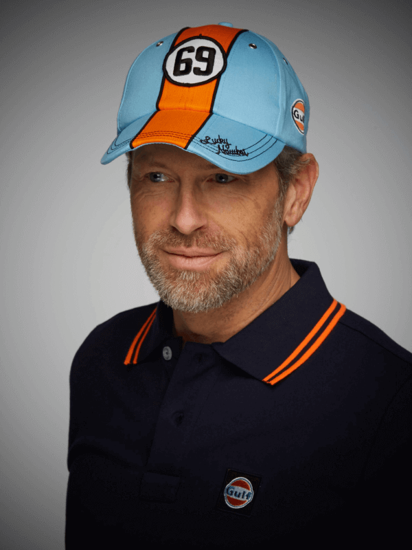 Gulf Lucky Number 69 Blue and Orange Cap