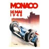 Ansichtkaart Monaco Grand Prix 1948 door Geo Matt