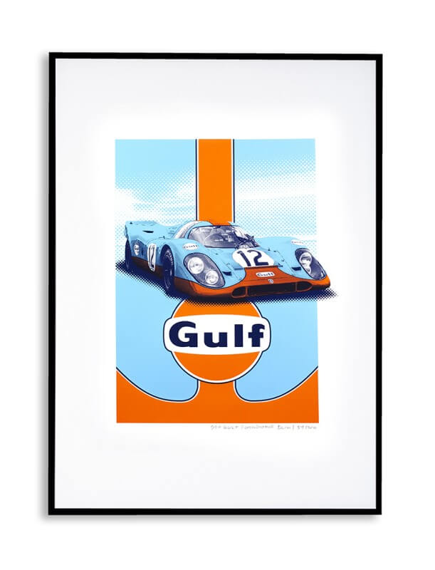 917 Gulf - origineel werk - genummerde zeefdruk