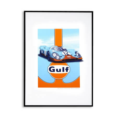 917 Gulf - original work - numbered serigraphy