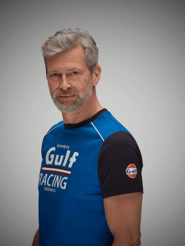 T-Shirt Gulf Racing Bleu Clair