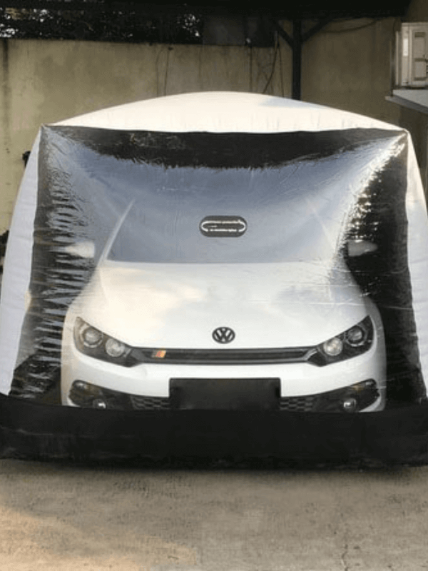 Burbuja de protección exterior para coches