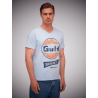 T-Shirt Gulf Camisola com gola em V Oil Racing GulfBlue