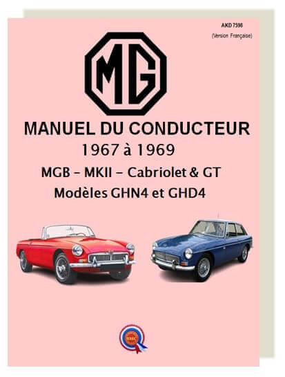 MGB MK2 - 1967 a 1969 - Manual do Motorista