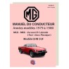 MGB US - 1979 à 1980 - Manuel Conducteur