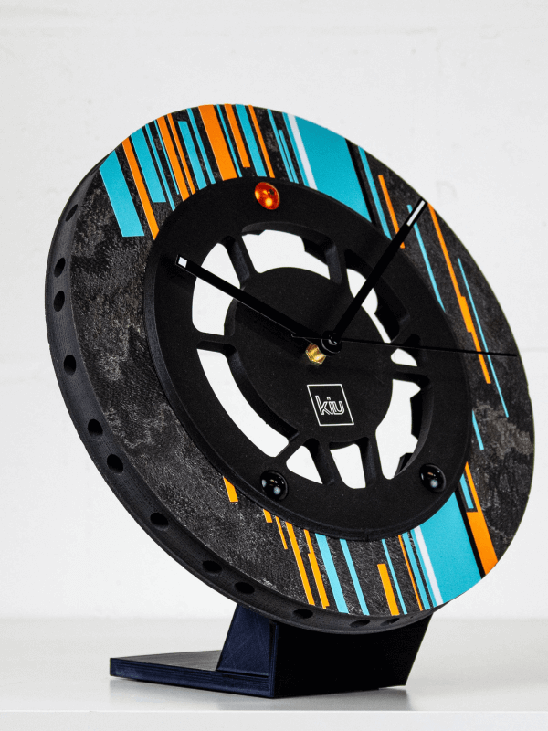 Reloj de estilo Gulf Disco de carbono F1