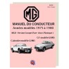 MGB - 1975 à 1980 - Manuel Conducteur