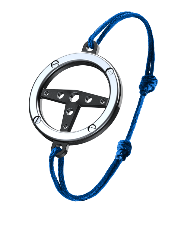Steering Wheel Bracelet - Alpine Blue