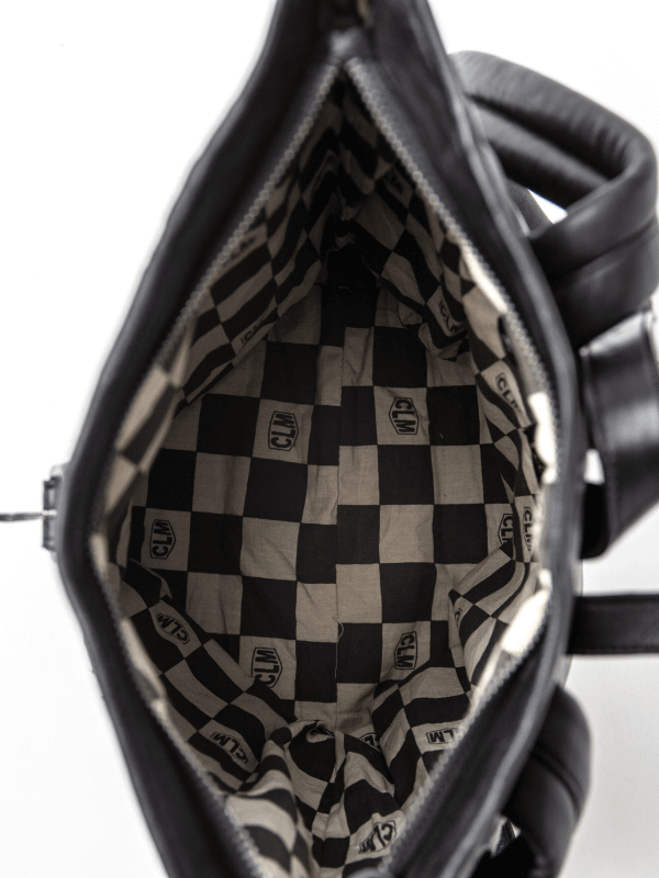 24H Le Mans Leather Backpack - Black