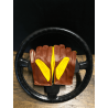 Guantes de conducción bicolores Amarillo marrón
