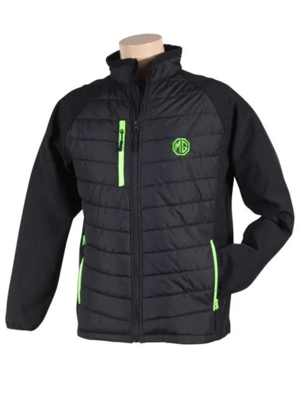 MG Softshell Jacket - Black and green