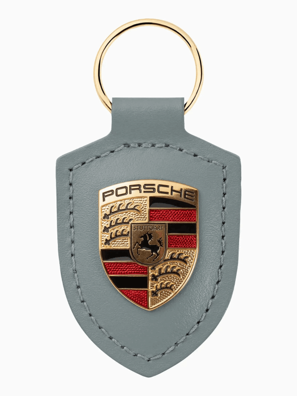 Officiële Porsche-sleutelhanger, grijs
