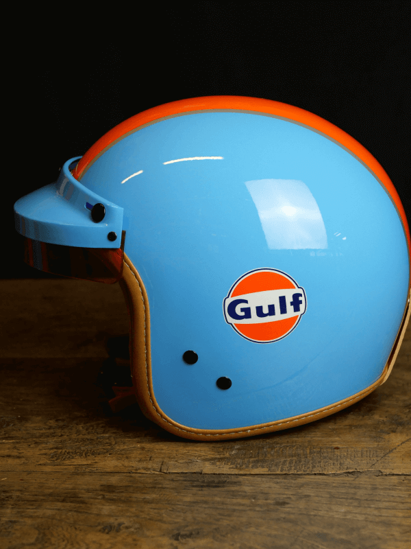 Casque Gulf - Orange et Bleu