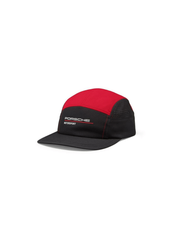 Boné preto e vermelho da Porsche Motorsport