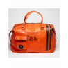 24h Le Mans bag Orange leather - André 72h