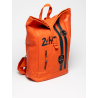 24H Le Mans Backpack in Orange Leather - Fernand