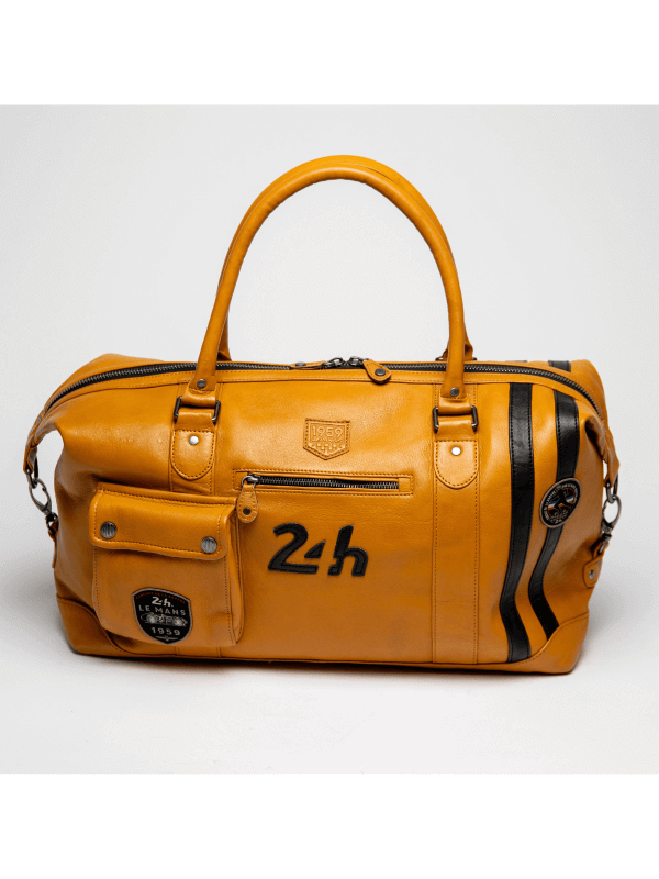 24h Le Mans yellow leather bag - Gaston