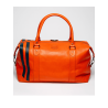 24h Le Mans orange leather bag - Gaston