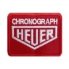 HEUER Chronograph badge red 10x4cm