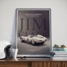 Poster della Jaguar Type-D di Jim Clark