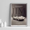Póster del Jaguar Type-D de Jim Clark