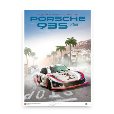 Affiche Porsche 935