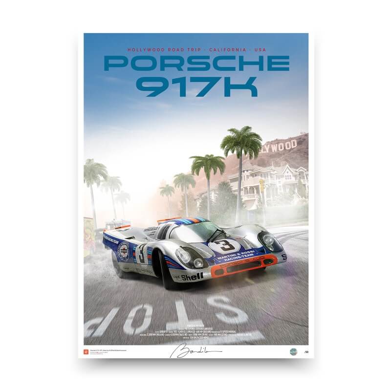 Affiche Porsche 917 K