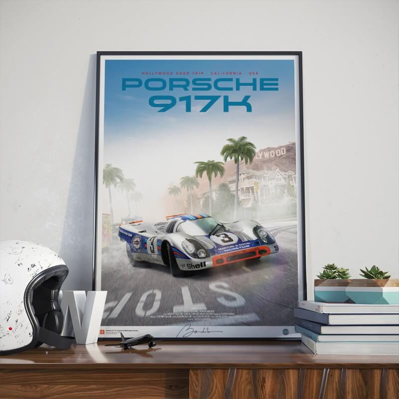 Cartel del Porsche 917 K