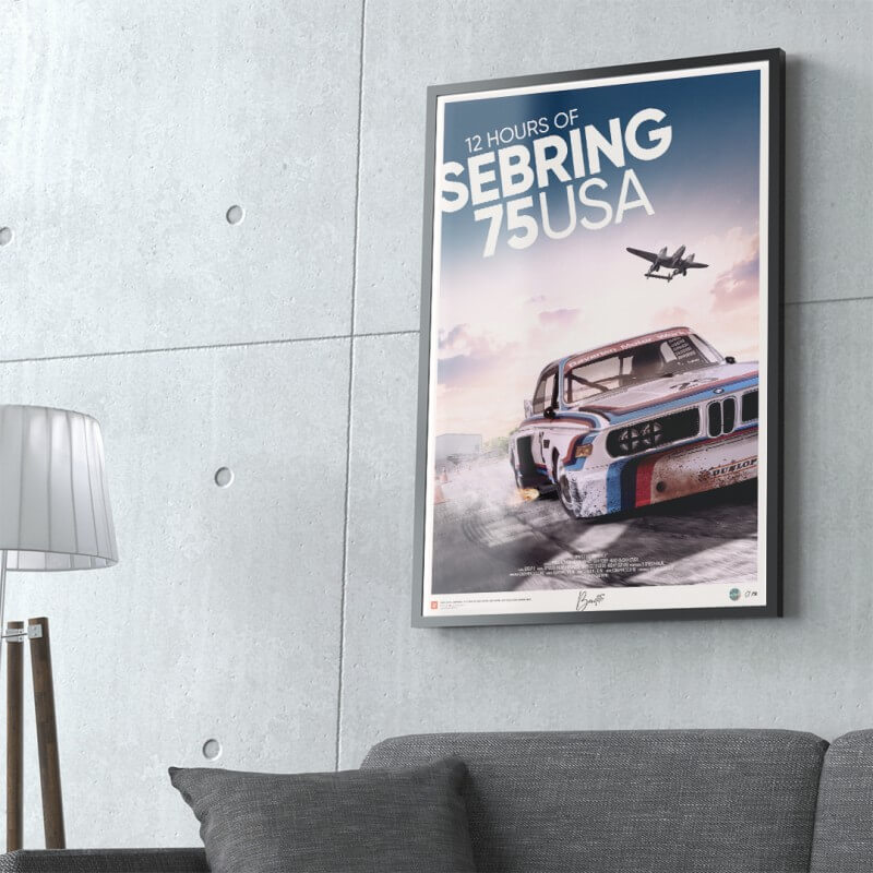 12 uur van Sebring 75 USA poster