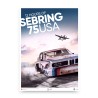 Cartel de las 12 Horas de Sebring 75 EE.UU