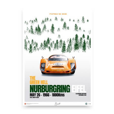Nurburgring Eiffel poster "The green hell" 1966