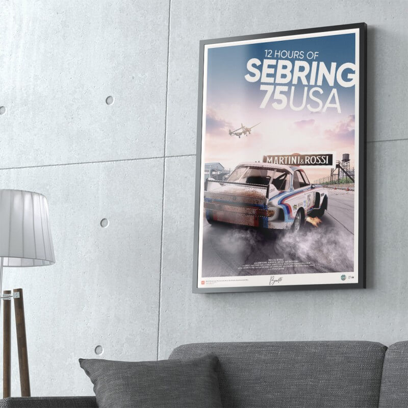 Poster BMW Sebring 75 USA