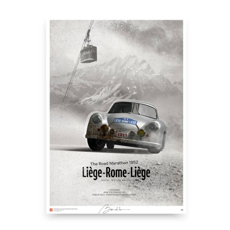 Poster Liège Rome 1952
