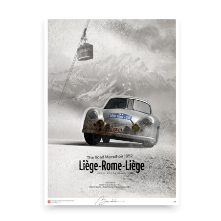 Affiche Luik Rome 1952