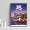 Affiche Ford GT40