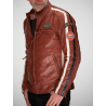Jacket Gulf Classic Leather - Cognac