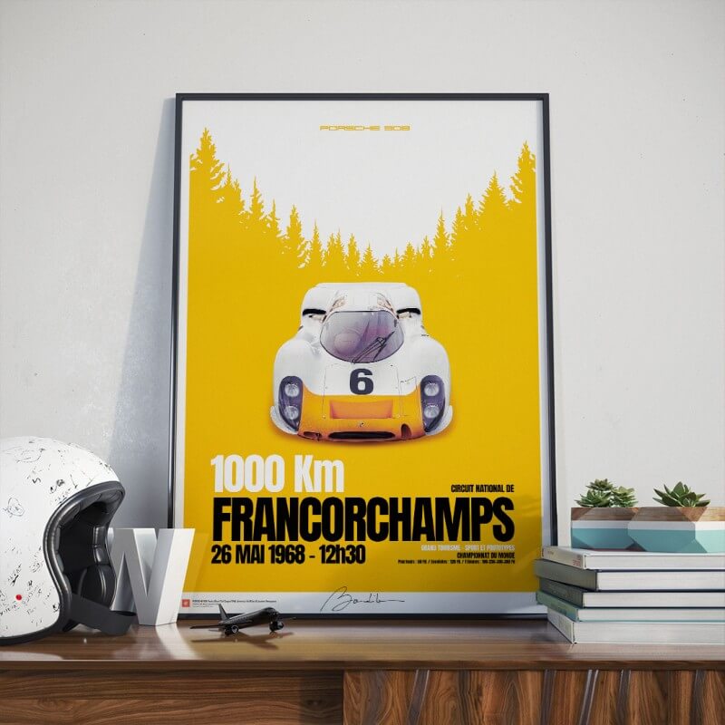 Poster 1000 KM Francorchamps 1968