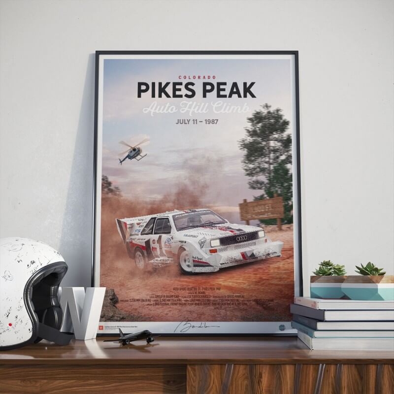 Affiche Pikes Peak juillet 1987