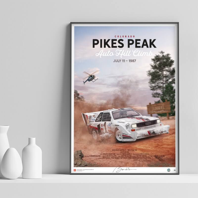 Cartaz de Pikes Peak julho de 1987