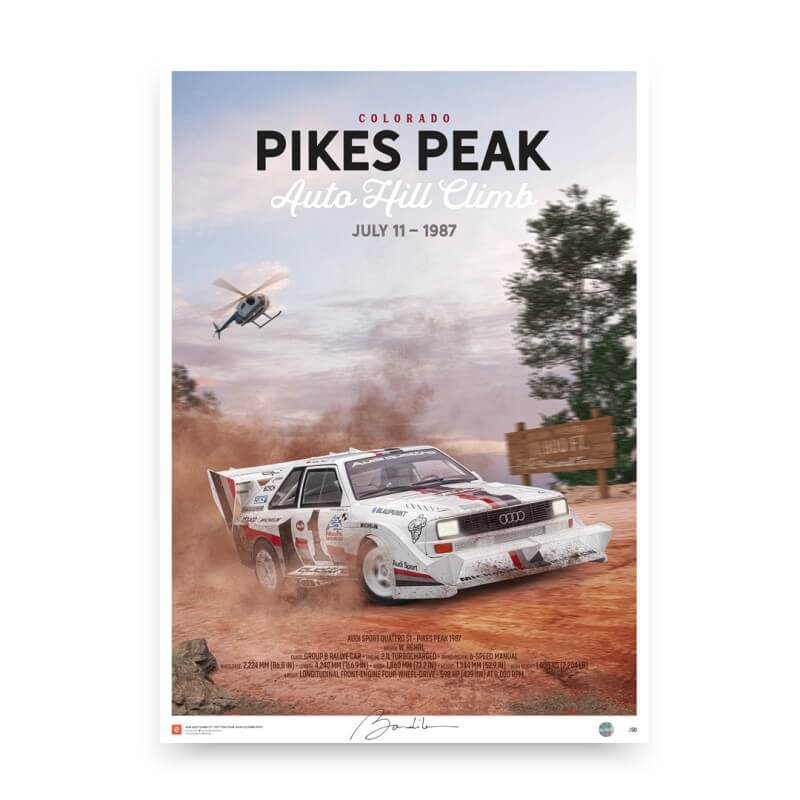 Pikes Peak poster juli 1987