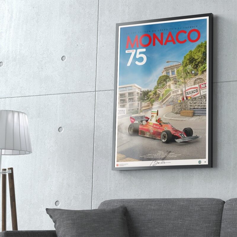 Cartel del GP de Mónaco de 1975
