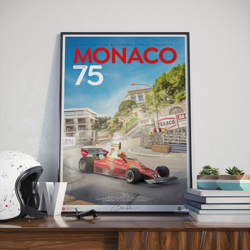 Affiche GP Monaco 1975
