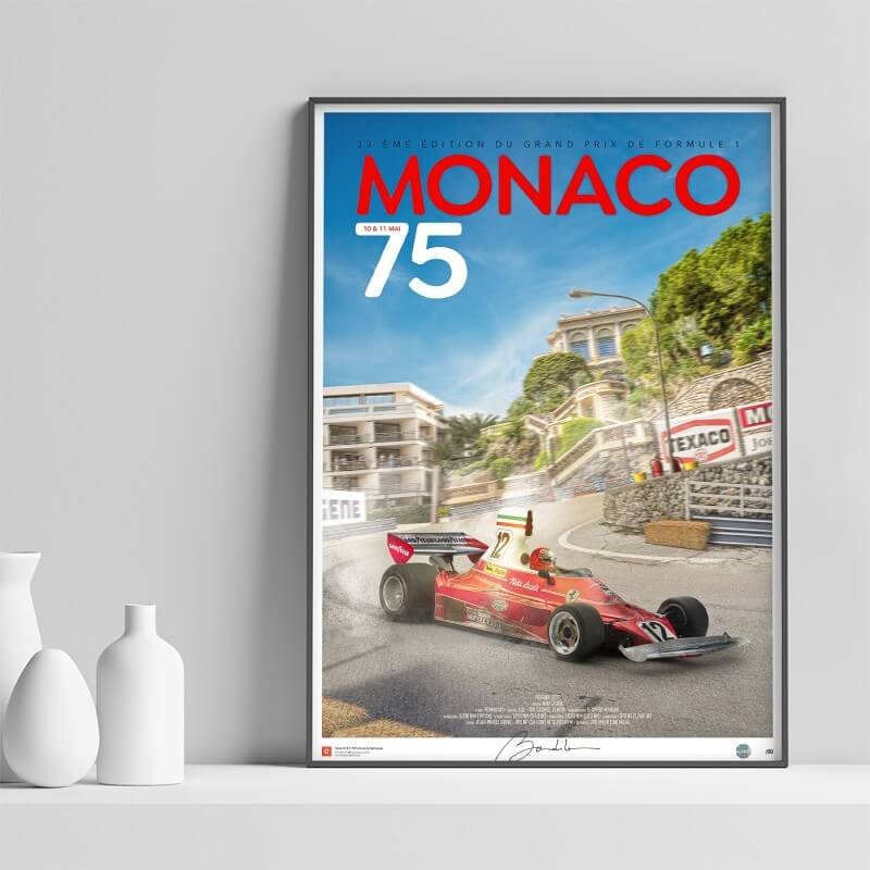 Affiche GP Monaco 1975