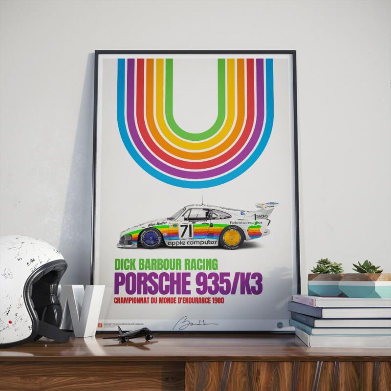 Affiche Porsche 935/K3 Dick Barbour Racing